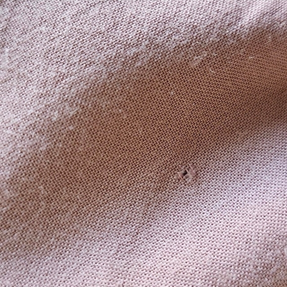 Anthropologie Pink Embroidered Button Down Shirt - Picture 7 of 7